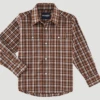 Boy's Wrangler Wrinkle Resist Snap Front Shirt #112318677 -Western Kidz Sales 03be3dacf0598cd38d4ed2470cfd99e7