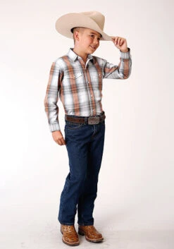 Boy's Roper Snap Front Shirt #03-030-0278-4050 -Western Kidz Sales 053a72cfbfa748c8e96f18a316ac2288