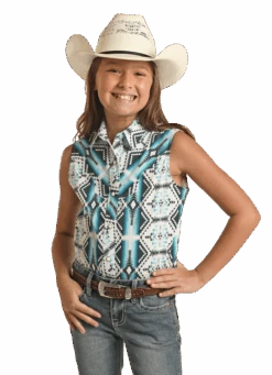 Girl’s Rock & Roll Cowgirl Snap Front Shirt #RRGSSSR0R6