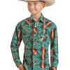 Boy's Rock & Roll Cowboy Snap Front Shirt #RRBSOSRZ15 -Western Kidz Sales 098105581079fbac7c47b3674288e823