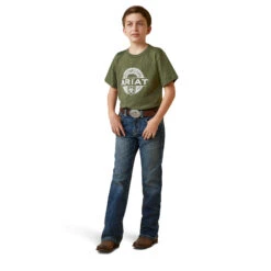 Boy's Ariat B4 Relaxed Rafael Boot Cut Jean #10043180 -Western Kidz Sales 0d061978037febc25c582136b599d39f