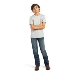 Boy's Ariat Charger Shield T-Shirt #10039585 -Western Kidz Sales 0e1e9a26a8e96f861550fb6fdd741e5a