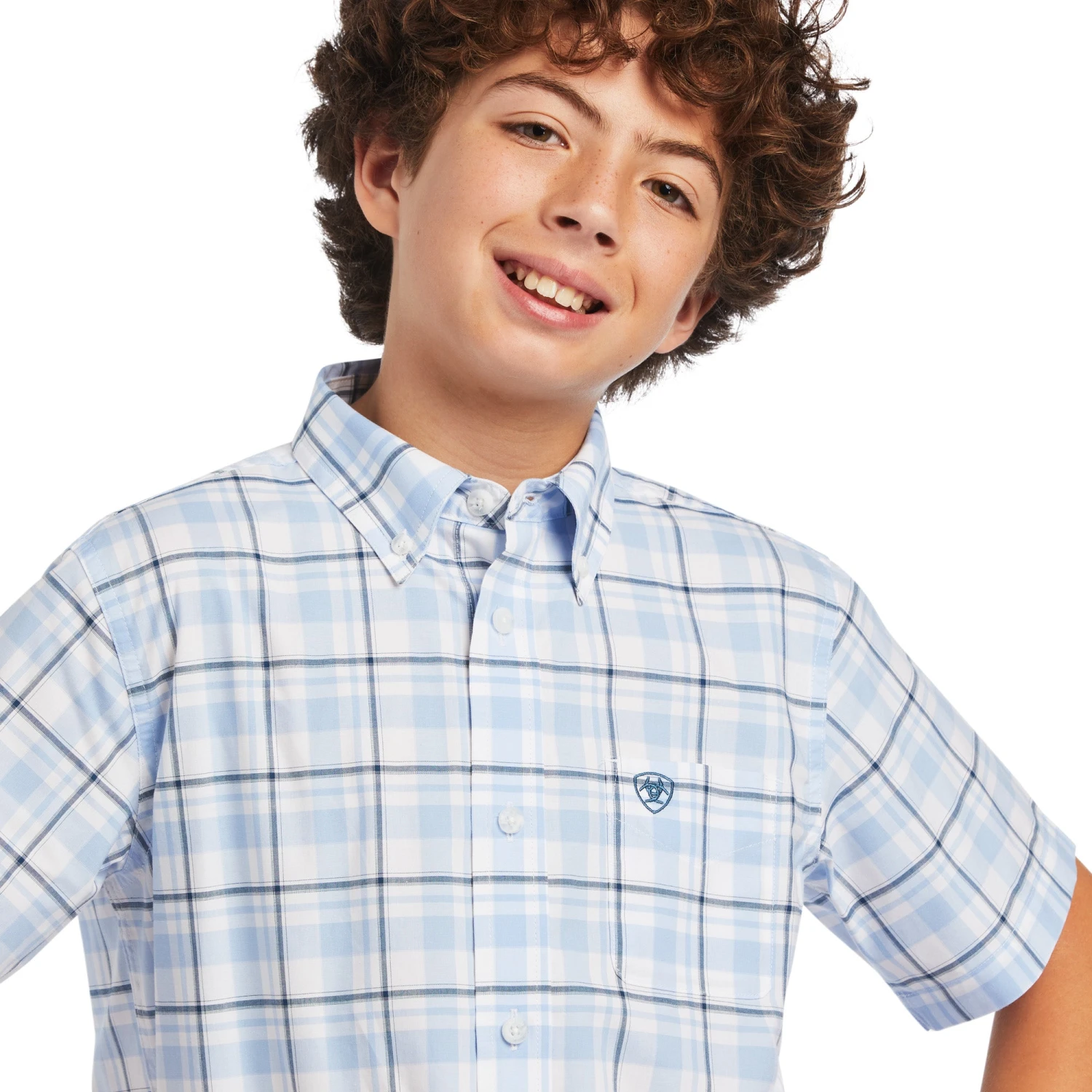 Boy's Ariat Pro Series Finnick Stretch Classic Fit Button Down Shirt #10040737 4 Boy's Ariat Pro Series Finnick Stretch Classic Fit Button Down Shirt #10040737 - Image 2