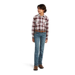 Boy's Ariat Hayne Retro Fit Snap Front Shirt #10039516 -Western Kidz Sales 133912a2587e4aaf8a5ba936725b4720