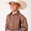 Boy's Roper Snap Front Shirt #03-030-0225-4014 -Western Kidz Sales 1475802cef1613925fd39f695140688a