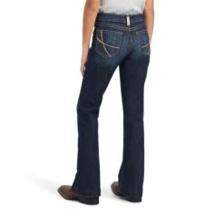 Girl's Ariat R.E.A.L. Trouser Maggie Wide Leg Jean #10041104