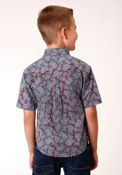 Boy's Roper Button Down Shirt #30-031-0325-4012 -Western Kidz Sales 189fc7caadd37daacd3d6ca5587e58ba