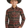 Boy's Rock & Roll Cowboy Snap Front Shirt #RRBSOSRZ1J -Western Kidz Sales 1bdc158c9397c025b7ca8af706285f3a
