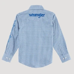 Boy's Wrangler Logo Snap Front Shirt #112314857 -Western Kidz Sales 1c8e9f299a7f0080e1c1c33b035f6787