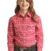 Girl's White Label Snap Front Shirt #WLGSOSR0N1 -Western Kidz Sales 250acc4597a7bfab22925cad52ea1b3d
