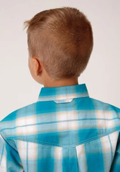 Boy's Roper Button Down Shirt #03-030-0378-4046 -Western Kidz Sales 28e2bb70d368215194a1087c3ed03870