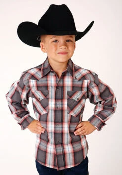 Boy's Roper Snap Front Shirt #03-030-0062-4031 -Western Kidz Sales 32e1c7f05d6d60dc0758a923760b7606