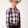 Boy's Roper Button Down Shirt #03-030-0378-4048 -Western Kidz Sales 3376d10d12560f5f3d0847c0b4450d78