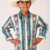 Boy's Roper Snap Front Shirt #03-030-0485-0405BU -Western Kidz Sales 3446018dc6988b3fd714a0f9b629f0a8