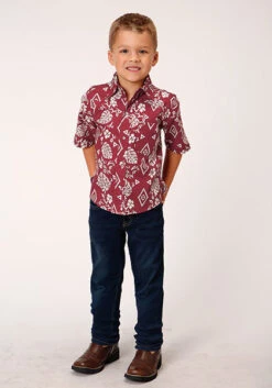 Boy's Roper Snap Front Shirt #03-031-0064-4040 -Western Kidz Sales 350cd74ff98514703de16252a8cf07fe