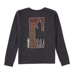 Boy's Wrangler Charcoal Rider T-Shirt #112319270 -Western Kidz Sales 36e36fbb991388bdb0a5b2185989d014