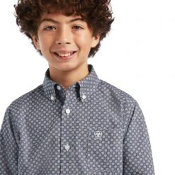 Children's Ariat Bo Classic Fit Button Down Shirt #10040732 -Western Kidz Sales 3e1f388393aaf19938c76ff186422f2e