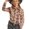 Girl's Rock & Roll Cowgirl Snap Front Shirt #RRGSOSRZ0Z -Western Kidz Sales 40967fcc1415bdb45828bf7bb1c6fca6