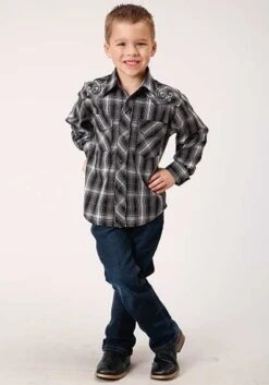 Boy's Roper Snap Front Shirt #01-030-0016-1005 -Western Kidz Sales 4212d53c7461a45b2134a9dd40c43c36