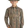 Boy's Rock & Roll Cowboy Snap Front Shirt #RRBSOSR09B -Western Kidz Sales 4e7ecbd2d3ae13564622c096a62d9692