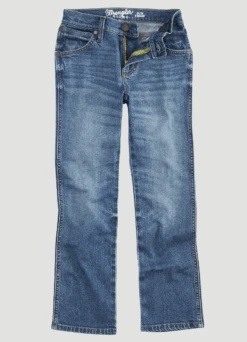 Boy's Wrangler Retro Slim Straight Jean #112317818 -Western Kidz Sales 4f342fd2dec26b45f7ce84dad8371ded