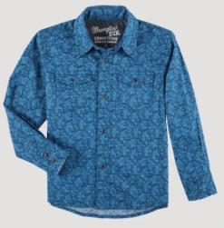 Boy's Wrangler 20X Advanced Comfort Snap Front Shirt #112324808