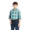 Boy's Ariat Handley Retro Fit Snap Front Shirt #10042318 -Western Kidz Sales 605ba5f36d4220cc214d2b51638ebca2