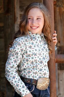 Cinch Girl's Cruel Girl Snap Front Shirt #CTW3230035LTB