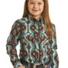 Girl's Rock & Roll Cowgirl Snap Front Shirt #RRGSOSRZ14 -Western Kidz Sales 6753825328f989bed8539d9d997cca92