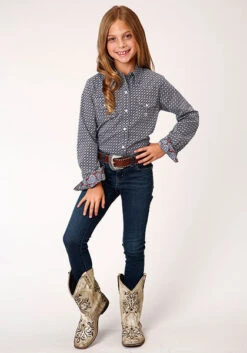 Girl's Roper Liberty Bell Snap Front Shirt #03-080-0225-4011 -Western Kidz Sales 7bb5d82c79bc39f4ae6dd2c9bb64780b