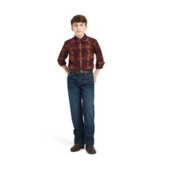 Boy's Ariat Hiller Retro Fit Snap Front Shirt #10042155 -Western Kidz Sales 7deebbc00b57b4689b38ccc9e16a5c4d