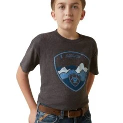 Boy's Ariat Logoscape T-Shirt #10044748 -Western Kidz Sales 83cc96c5610a6635e61a89056c8385c7