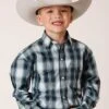 Boy's Roper Plaid Snap Front Shirt #03-030-0278-1047 -Western Kidz Sales 88f0007f7aa7d97be29eb05e150a17d1
