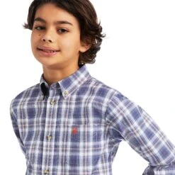Boy's Ariat Pro Series Diego Classic Fit Button Down Shirt #10039569 -Western Kidz Sales 8b8f1f2b6b18b328682dbcd4cdeb2244