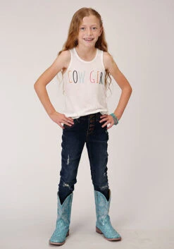 Girl's Roper Tank Top #03-009-0513-4039 -Western Kidz Sales 8e3ffd7e04cb43589e0fd20193f0eae4