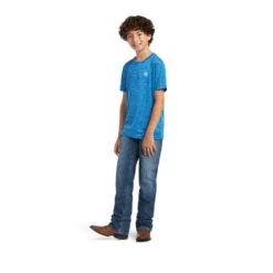 Boy's Ariat Charger Patriotic T-Shirt #10040636 -Western Kidz Sales 94d4a481173349e127eef0bc07ff8a94