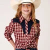 Girl's Roper Snap Front Shirt #01-080-0024-4022 -Western Kidz Sales 98c3eeb088b0b8bf9a1adc994502504d