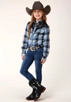 Girl's Roper Snap Front Shirt #01-080-0024-1000 -Western Kidz Sales 98c7aadf48cbd5695d8881bcd5ae2c14