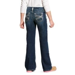 Girl's Ariat R.E.A.L. Boot Cut Entwined Jean #10025984 -Western Kidz Sales 9d43cd6abc5e69f31951ec09e678f0e8
