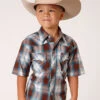 Boy's Roper Snap Front Shirt #03-031-0062-4030BR -Western Kidz Sales 9db61135eac86ce345af5c50bf67e3f4