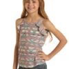 Girl's Rock & Roll Cowgirl Tank #G1-5785 -Western Kidz Sales G1 5785