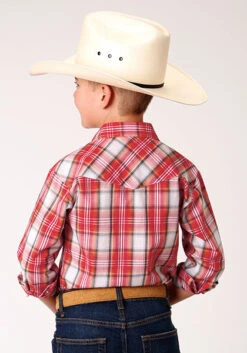 Boy's Roper Snap Front Shirt #01-030-0101-4020OR -Western Kidz Sales a3f7c8748bdeccbde1c8146fcf2fa6e2