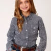 Girl's Roper Liberty Bell Snap Front Shirt #03-080-0225-4011 -Western Kidz Sales a79b653354e961ca12fbba9e019b7e3b