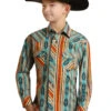 Boy's Rock & Roll Snap Front Shirt #RRBSOSR095 -Western Kidz Sales a7f41351d9970c014fad5f88ec947911