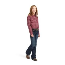 Girl's Ariat REAL Alma Snap Front Shirt #10042241 -Western Kidz Sales ab5ce84285825314aeaf9767e86b3142
