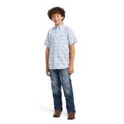 Boy's Ariat Pro Series Finnick Stretch Classic Fit Button Down Shirt #10040737 8 Boy's Ariat Pro Series Finnick Stretch Classic Fit Button Down Shirt #10040737 -Western Kidz Sales abe341b9bba3b44b5a70b48cc1827d66