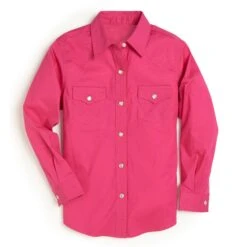 Girl's Wrangler Snap Front Shirt #GW1003K
