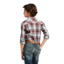 Boy's Ariat Hugh Retro Fit Snap Front Shirt10039517 -Western Kidz Sales af49cfd24e803455f04aa122f52d1555