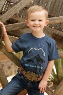 Toddler Cinch Blue T-Shirt #MTT7671080BLU
