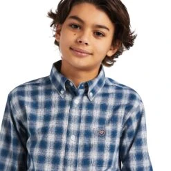 Boy's Ariat Pro Series Taj Classic Fit Button Down Shirt #10039515 -Western Kidz Sales b246ee6ba8ab04dc622265ce38040f87
